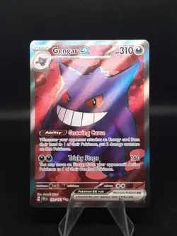Pokemon Gengar EX Full Art Ultra Rare TCG Card Temporal Forces 193/162 - Image 1