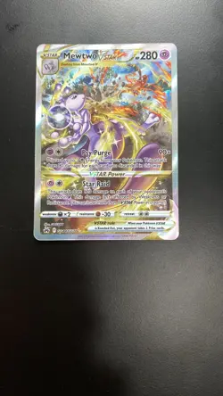 Pokemon TCG Mewtwo VSTAR GG44 Crown Zenith Galarian Gallery MINT - Image 1