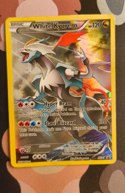 Pokemon XY White Kyurem Promo (Full Art) XY81 XY Holo MP - Image 1