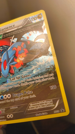 Pokemon TCG Salamence XY59 Black Star Promo 2015 Full Art - MP-LP (See Pics!) - Image 2