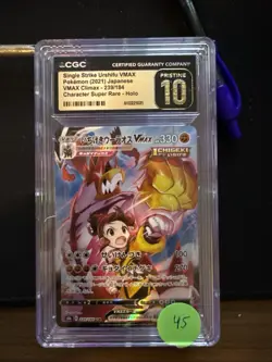 Pokemon Single Strike Urshifu VMAX 239/184 S8b Vmax Climax Holo CGC 10 PRISTINE - Image 1
