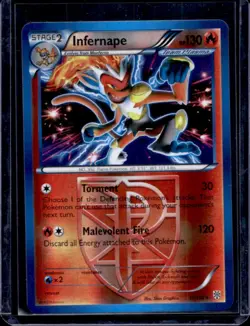 2013 Pokemon Black & White Plasma Storm Infernape Reverse Holo #17/135 - Image 1