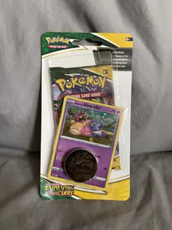 Pokemon TCG: Evolving Skies || Galarian Slowpoke Promo Blister Pack Sealed - Image 1