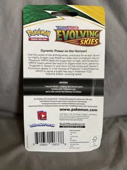 Pokemon TCG: Evolving Skies || Galarian Slowpoke Promo Blister Pack Sealed - Image 3