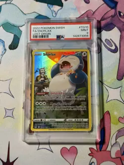 Snorlax TG10/TG30 Full Art PSA 9 MINT (Pokemon Lost Origin 2022) - Image 1