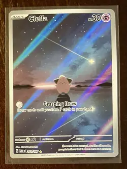 Pokemon TCG Cleffa 202/197 Scarlet & Violet Obsidian Flames Illustration Rare - Image 1