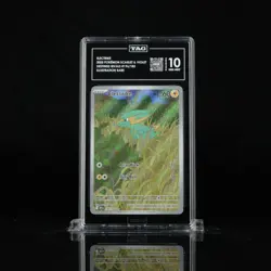 2025 POKEMON DRI EN-DESTINED RIVALS ILLUSTRATION RARE #196 ELECTRIKE TAG 10 - Image 1