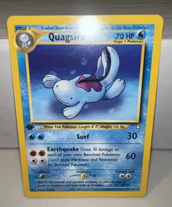 Pokemon Neo Genesis 45/111 Quagsire 1st Edition Pokemon Card - Image 1