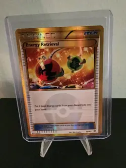 Pokemon TCG 2015 Energy Retrieval Trainer Secret Rare 160/162 XY Breakthrough - Image 2