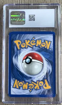Pokemon 2000 Mew Black Star Promo #9 Pokemon League - Holo CGC 10 SWIRL By Back - Image 4
