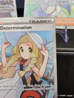 Lillie's Determination 169 (3 Trainer Lot) Pokemon Mega Evolutions Full Art - NM - Image 5