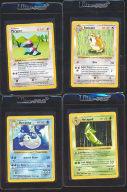 Investor Lot x12 1999 Pokemon Base Set Shadowless Uncommon/Common - Image 1