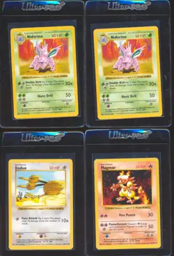 Investor Lot x12 1999 Pokemon Base Set Shadowless Uncommon/Common - Image 3