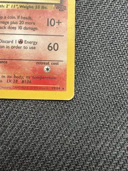 Flareon Jungle #19/64 Rare Pokemon 1999 Wizards of the Coast HP - Image 4