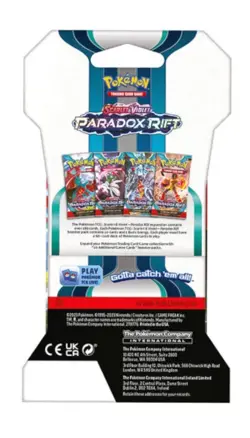Pokemon Scarlet And Violet Paradox Rift Booster Pack-New-Sealed - Image 2