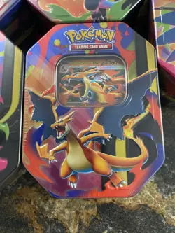 Pokemon Mega Charizard EX Tin X6 Brand New Factory Sealed Tins Case Quantity - Image 4