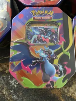 Pokemon Mega Charizard EX Tin X6 Brand New Factory Sealed Tins Case Quantity - Image 5