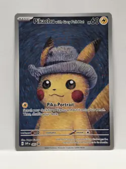 🎯 Pikachu with Grey Felt Hat - Van Gogh Promo SVP 085 Pokemon 🎯 #2 - Image 1