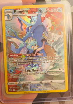 Pokemon Swsh10: Astral Radiance Kingdra TG03 Holo-NM (Fuzzy Edge/Holo Dot Error) - Image 1