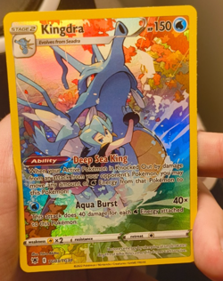 Pokemon Swsh10: Astral Radiance Kingdra TG03 Holo-NM (Fuzzy Edge/Holo Dot Error) - Image 5