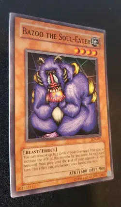 Yu-Gi-Oh! Bazoo the Soul-Eater LON-064 Labyrinth of Nightmare Vintage (2003) NM - Image 2