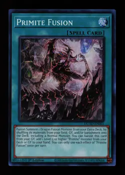 Primite Fusion DUAD-EN065 Super Rare Duelist's Advance Yu-Gi-Oh Card - Image 1