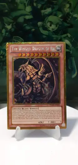 The Winged Dragon of Ra GOLD SECRET RARE Unlimited VLP PGLD-EN031 - Image 1