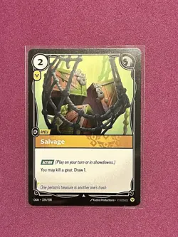 Riftbound TCG League of Legends Salvage Spell 224/298 Regular - Image 1