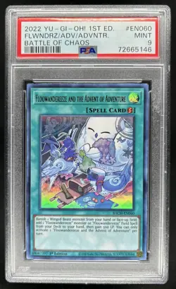2022 Yu-Gi-Oh! 1st Floowandereeze and the Advent Adventure #BACH-EN060 PSA 9 - Image 1