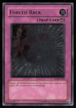 Forced Back (UTR) EOJ-EN060 Ultimate Rare EURO Yu-Gi-Oh - Image 1