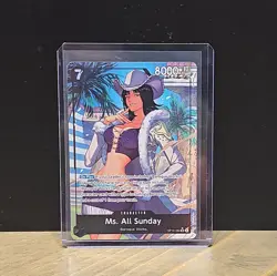 One Piece TCG Ms. All Sunday OP14-084 SR Alternate Alt Art - Image 1