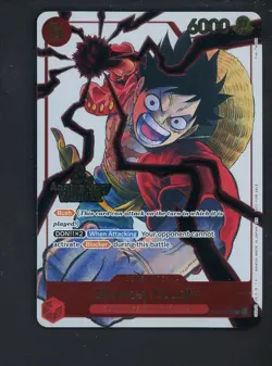 #1 2025 One Piece EN 3rd Anniversary 3 Brothers Pack Winner Monkey D. Luffy - Image 1