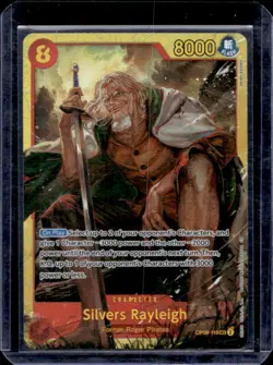 2024 One Piece Two Legends Silvers Rayleigh Secret Rare #OP08-118 - Image 1