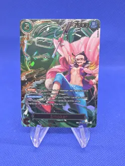 One Piece Carrying On His Will Smoker OP10-030 Alternate Art SP NM - Image 1