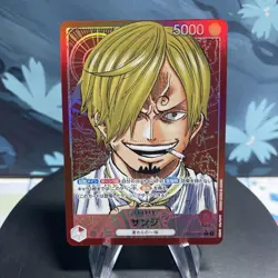 One Piece Sanji PRB01-001 (Alternate Art) Japanese Leader Alt Art NM - Image 1