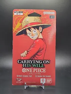 16x sealed sleeved booster packs One Piece op13 Carrying on his will - Image 1