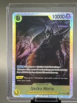 Gecko Moria Foil OP14-104 The Azure Sea's Seven One Piece - Image 1