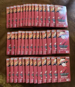 42x One Piece TCG OP-13 Carrying On His Will Sleeved Booster Packs Lot of 42 🔥 - Image 1