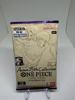 One Piece EB-02 Anime 25th Collection Booster Pack Sealed - Image 1