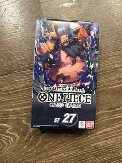 One Piece ST27-005 Marshall.D.Teach Starter Deck Black (Deck Only) - Image 1