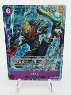 Sanji SR Parallel Alt Art OP07-064 SR - One Piece 500 Years In The Future EN NM - Image 1