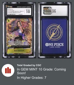 Boa Hancock PRB02-017 English SR Alt Art CGC Gem Mint 10 - Image 3