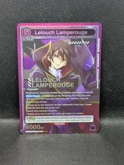 Union Arena: UEX03BT - Lelouch Lamperouge (SR) - UEX03BT/CGH-2-042 - Image 1