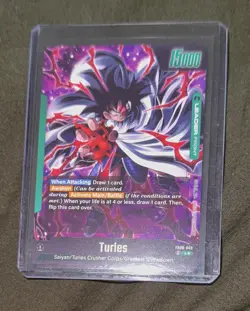 Dragon Ball Super Card Game Turles Fb08-049 Leader L* Alternate Art - Image 2
