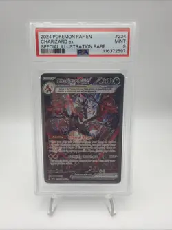 Pokemon Charizard EX Paldean Fates Special Illustration Rare Card 234/091 PSA 9 - Image 1