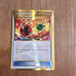 Pokemon Energy Retrieval 99/98 XY Ancient Origins Secret Rare Holo Trainer Card - Image 1