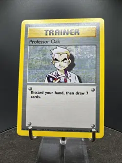PROFESSOR OAK - 88/102 - Base Set - 4th Print - 1999-2000 - Pokemon Card - Image 3