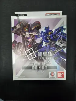 BANDAI English Gundam Card Game Iron Bloom Starter Deck ST05 TCG Factory Sealed - Image 1