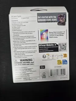 BANDAI English Gundam Card Game Iron Bloom Starter Deck ST05 TCG Factory Sealed - Image 2