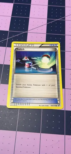 Pokemon TCG Switch 104/114 Black & White Regular Card - Image 1